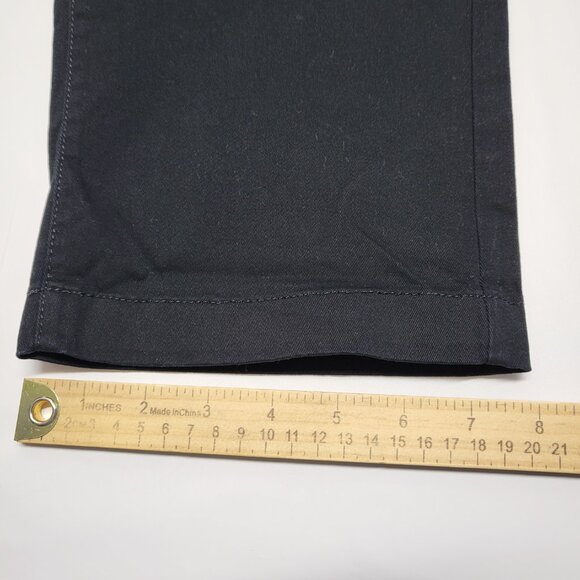 Goodfellow Mens Pants Hennepin Chino 38 X 30 Athletic Slim Tapered Leg Black - Picture 16 of 16